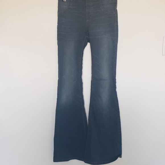 flare pull on jeggings